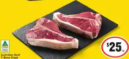 IGA Australian Beef T-Bone Steak offer