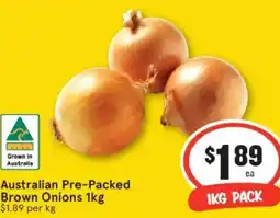 IGA Australian Pre-Packed Brown Onions offer