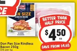 IGA Don Pan Size Rindless Bacon offer