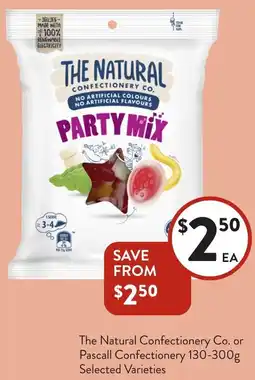 Foodworks The Natural Confectionery Co. or Pascall Confectionery offer