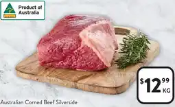 Foodworks Australian Corned Beef Silverside offer