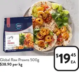 Foodworks Global Raw Prawns offer