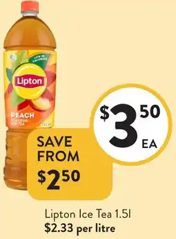 Foodworks Lipton Ice Tea offer