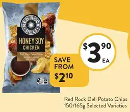 Foodworks Red Rock Deli Potato Chips offer