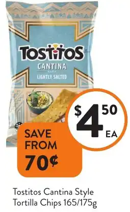 Foodworks Tostitos Cantina Style Tortilla Chips offer