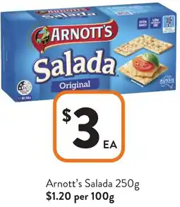 Foodworks Arnott's Salada offer
