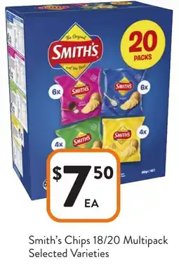 Foodworks Smith's Chips offer