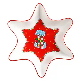Harris Scarfe Maxwell & williams donna sharam wonderland star dish 16cm red offer