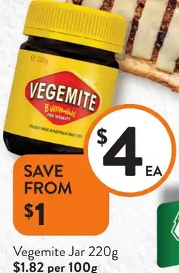 Foodworks Vegemite Jar offer