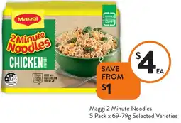 Foodworks Maggi 2 Minute Noodles offer
