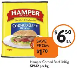 Foodworks Hamper Corned Beef offer