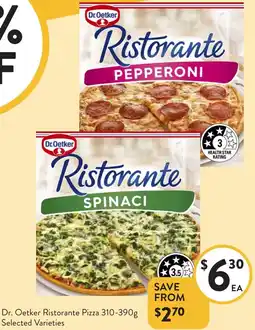 Foodworks Dr. Oetker Ristorante Pizza offer