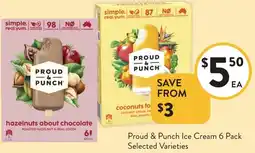 Foodworks Proud & Punch Ice Cream offer