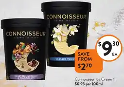 Foodworks Connoisseur Ice Cream offer