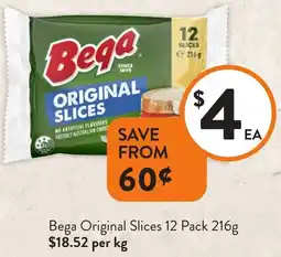 Foodworks Bega Original Slices offer