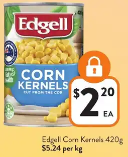 Foodworks Edgell Corn Kernels offer