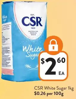 Foodworks CSR White Sugar offer