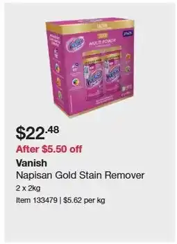 Costco Vanish offer