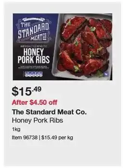 Costco The Standard Meat Co. Honey Pork Ribs offer
