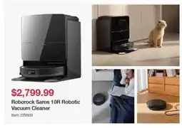 Costco Roborock Saros 10R Robotic Vacuum Cleaner offer