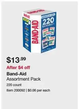Costco Band-Aid offer