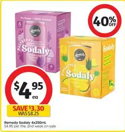 Remedy Sodaly 4x250mL