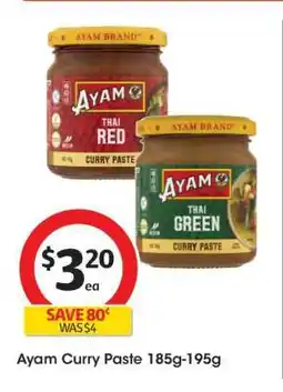 Coles Ayam Curry Paste 185g-195g offer