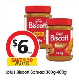 Coles Lotus Biscoff Spread 380g-400g offer