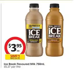 Coles Ice Break Flavoured Milk 750mL offer