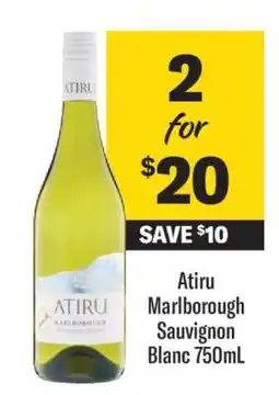 Coles Atiru Marlborough Sauvignon Blanc 750mL offer