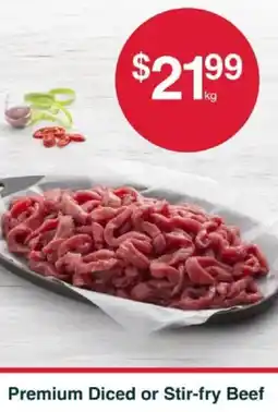 Premium Diced or Stir-fry Beef