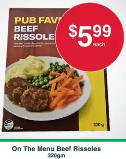 Australian Butchers Store On The Menu Beef Rissoles offer
