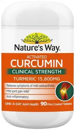 Discount Drug Stores Nature’s Way Activated Curcumin 90 Tablets offer