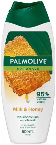 Discount Drug Stores Palmolive Naturals Body Wash Milk & Honey 500mL offer