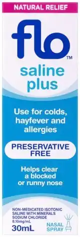 Discount Drug Stores Flo Saline Plus Nasal Spray 30mL offer