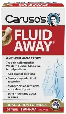 Discount Drug Stores Caruso’s Fluid Away 60 Tablets offer