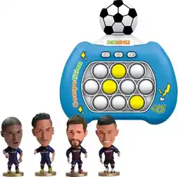Toymate Popsey Spinning Football Push Memory Game - Blue offer