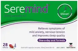 Discount Drug Stores Seremind 80mg Lavender Oil 28 Capsules offer