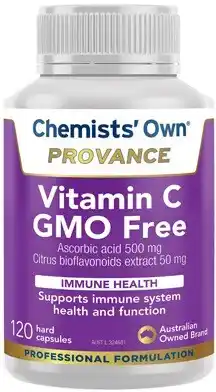 Discount Drug Stores Chemists’ Own Provance Vitamin C GMO Free 120 Capsules offer
