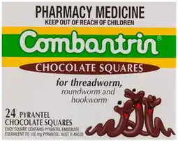 Discount Drug Stores Combantrin Worm Treatment 24 Chocolate Squares offer