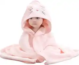 Toymate Twinkle Tots Pink Kitten Towel offer