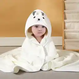 Toymate Twinkle Tots White Bear Towel offer