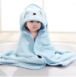 Toymate Twinkle Tots Blue Puppy Towel offer