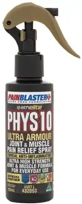 Discount Drug Stores Athelite Phys10 Ultra Armour Joint & Muscle Pain Relief Spray 100mL offer