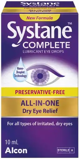 Discount Drug Stores Systane Complete Preservative- Free Lubricant Eye Drops 10mL offer