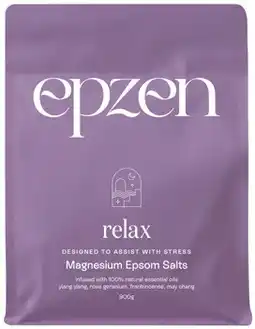 Discount Drug Stores Epzen Relax Magnesium Epsom Salts 900g offer