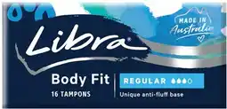 Discount Drug Stores Libra Body Fit Regular Tampons 16 Pack offer