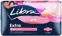 Discount Drug Stores Libra Extra Pads Super With Wings 12 Pack offer