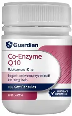 Discount Drug Stores Guardian Co-Enzyme Q10 150mg 100 Soft Capsules offer
