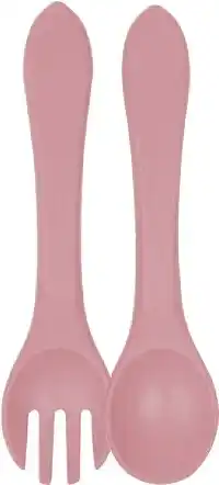 Discount Drug Stores Guardian Fork & Spoon Set - Dusty Berry offer
